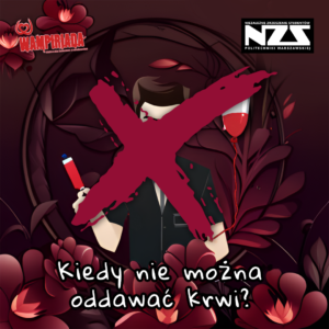 Nie można oddawać krwi